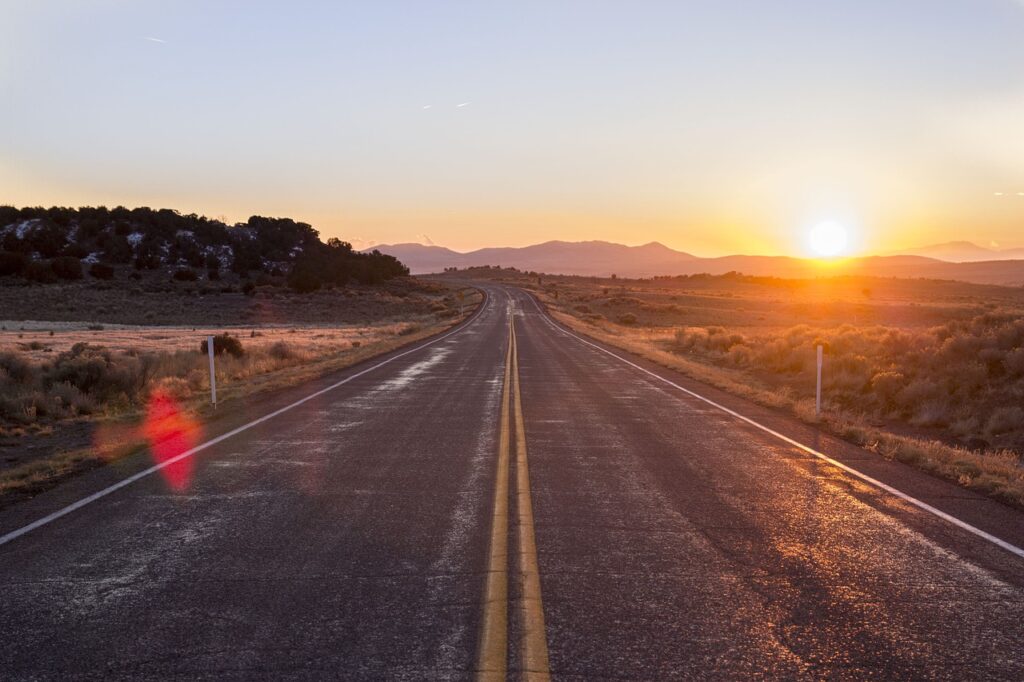 sunrise, road, highway-926692.jpg